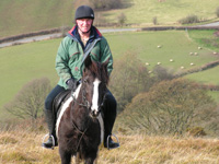 Equine Holidays in the Brecon beacons near Builth Wells in Wales